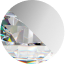 Plateado / Transparente