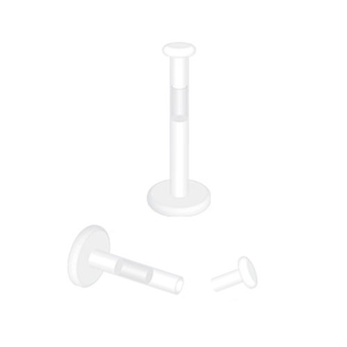 Labret retenedor push-in