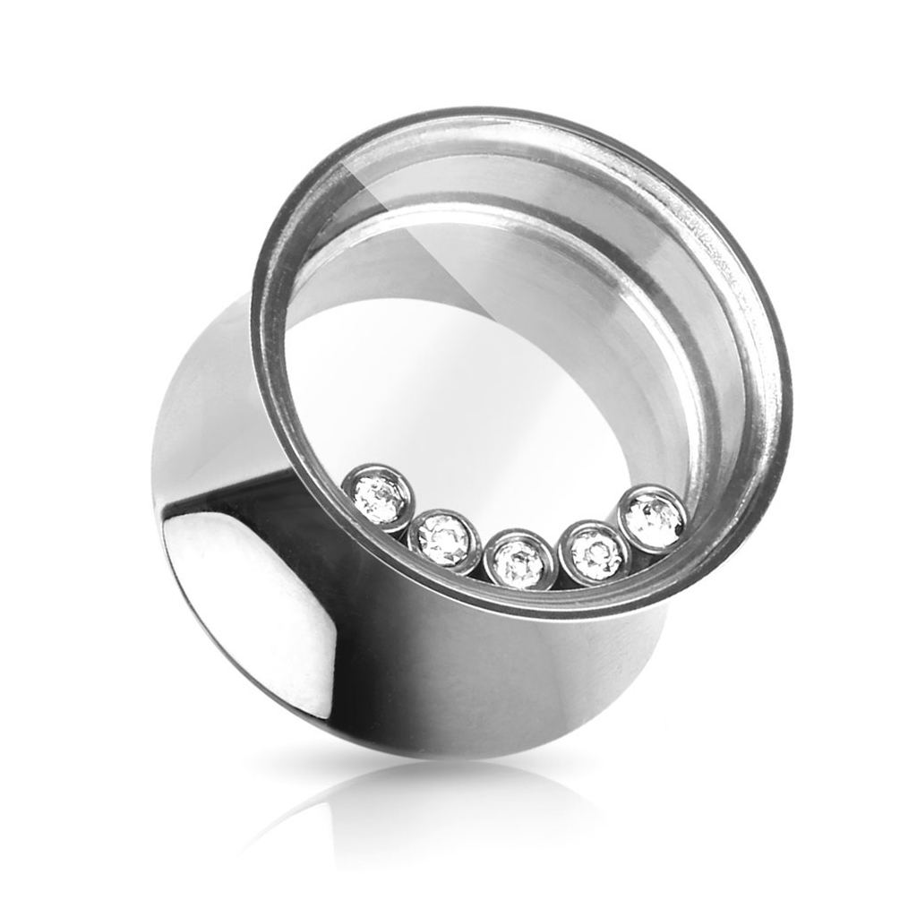 Plug con brillantes sueltos