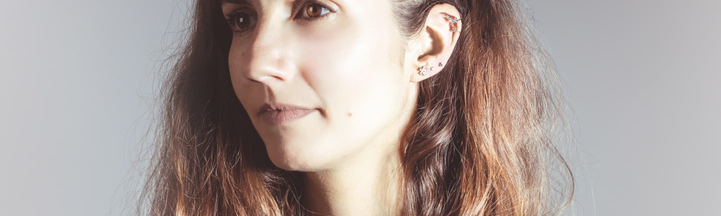 Labret ear piercings